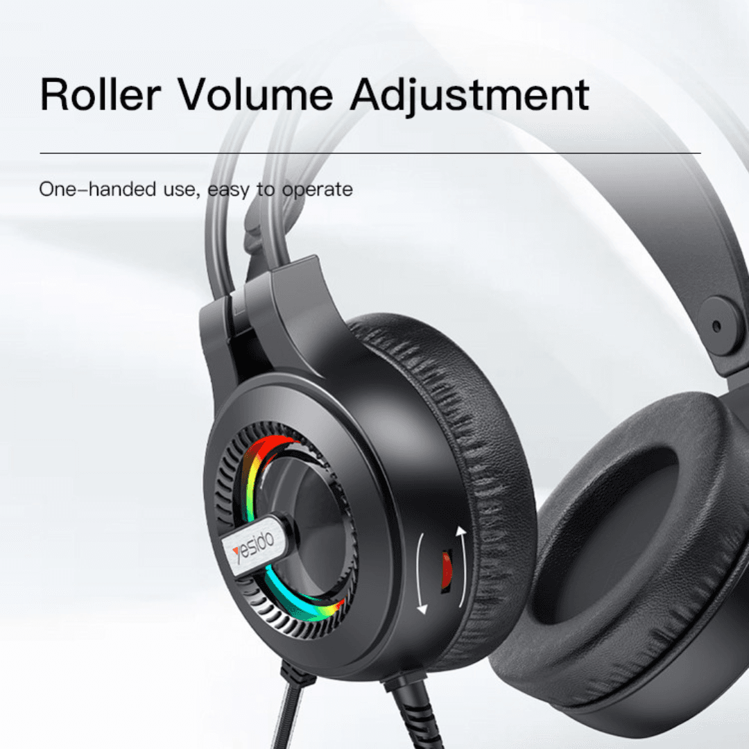 🎧 سماعة جيمينج Yesido Wireless EK02 RGB