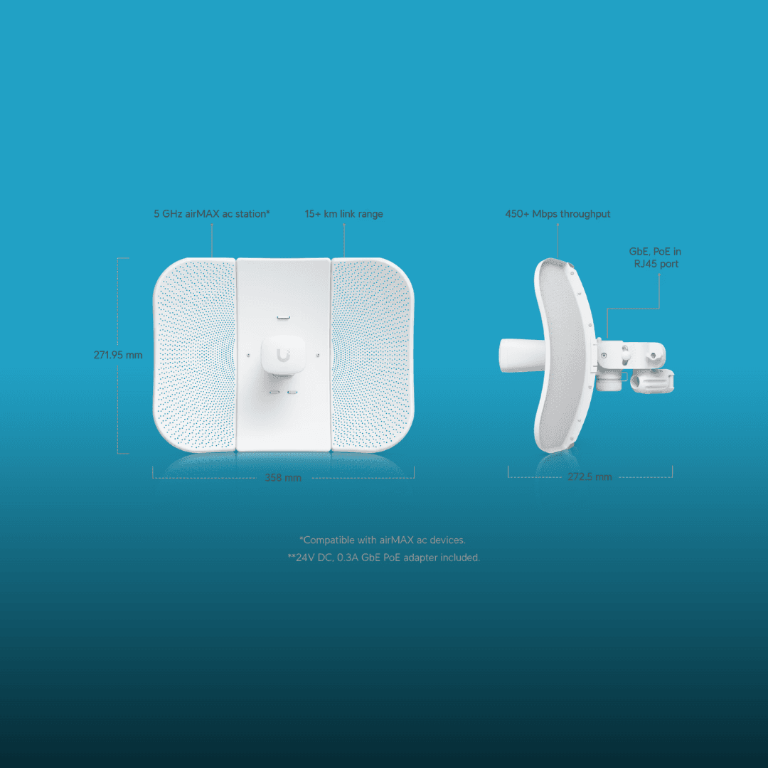 📡 أنتينة لايت بيم LiteBeam 5AC Gen2 5GHz 23dBi