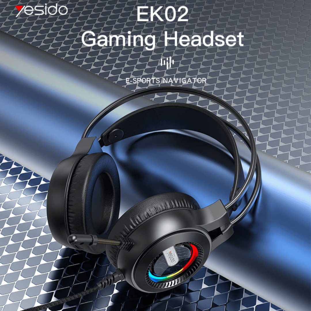 🎧 سماعة جيمينج Yesido Wireless EK02 RGB