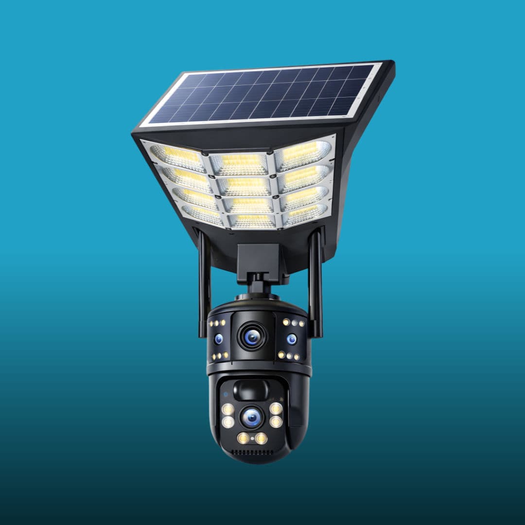 📷 كاميرا 4G طاقة شمسية ثلاثية فلاش كبير