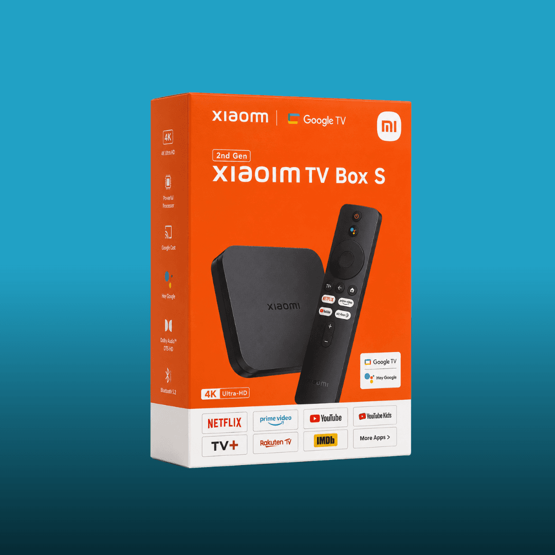 📺 جهاز Xiaoim TV Box S الجيل الثاني 4K HDR Google TV